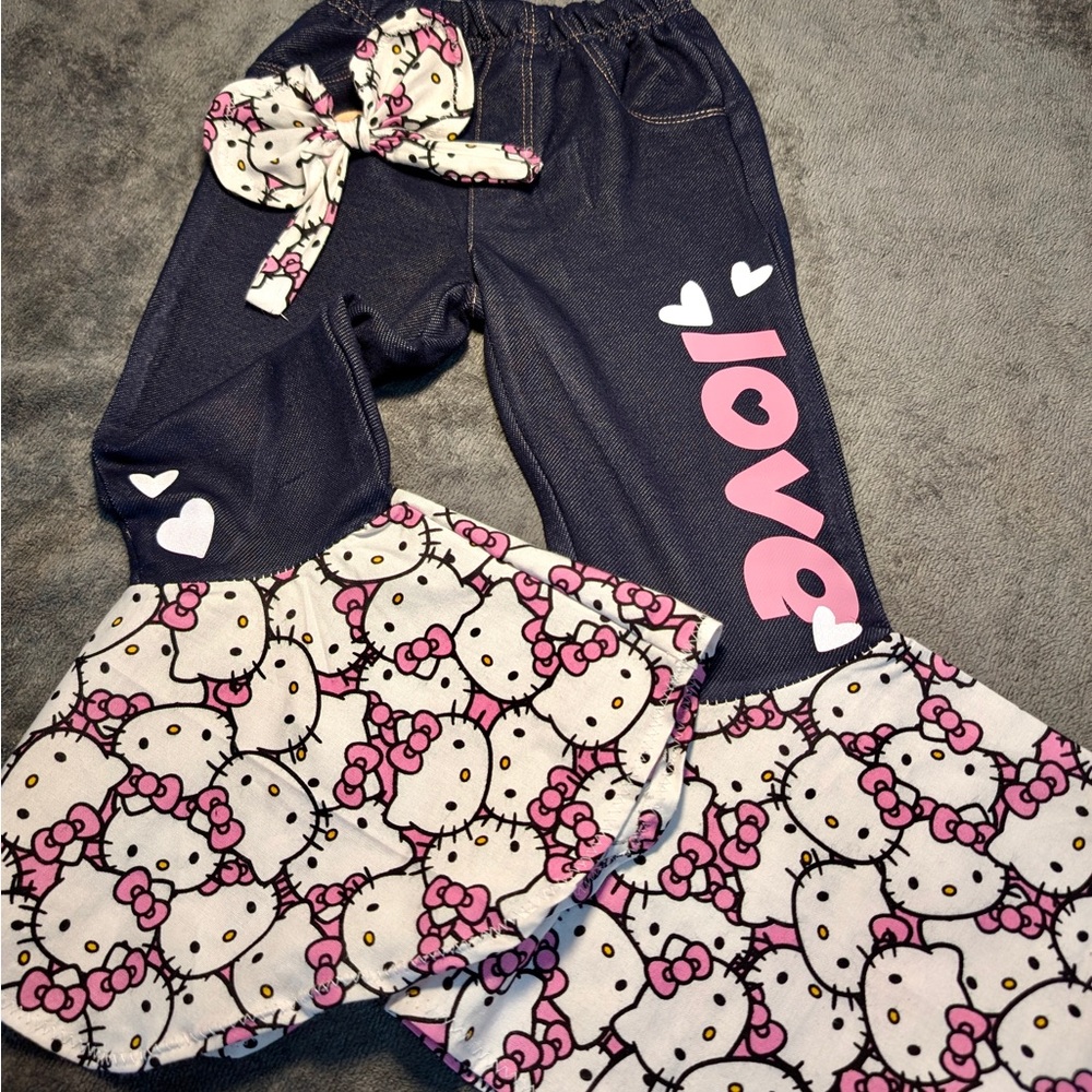 Hello Kitty Bell Bottoms